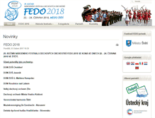 Tablet Screenshot of fedo.cz